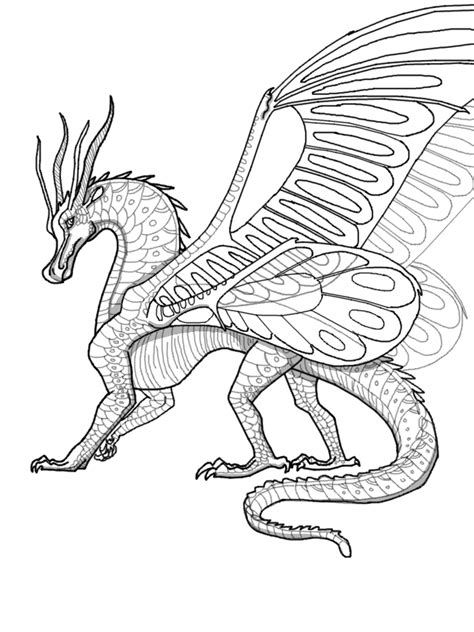 Wings Of Fire Dragons Coloring Pages Leafwing Wings Of Fire Colouring Pages Silkwing As