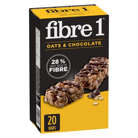 fibre 1 chewy oats and chocolate bars value pack walmart canada