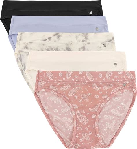 Lucky Brand Womens Microfiber Bikini Panties Multi Pack At Amazon Womens Clothing Store