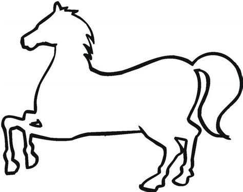 Running Horse Outline Free Download On Clipartmag