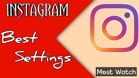 Best Settings For Instagram Instagram Tips And Tricksinstagram