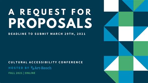 A Request For Proposals Art Reach