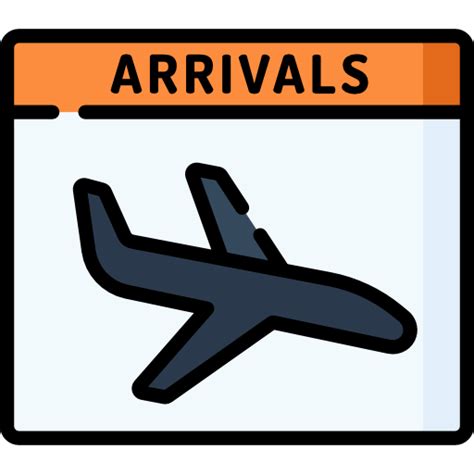 Arrivals Free Transport Icons