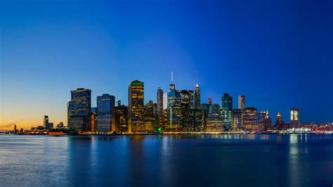 Brooklyn Bridge Park New York City Skyline Best Hd