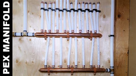 PEX Manifold System PEX Water Lines YouTube