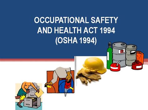 To formulate safety and health policy. ruhiyahnazihah.blogspot.com: Tambahan Nota OSHA 4 - OSHA 1994