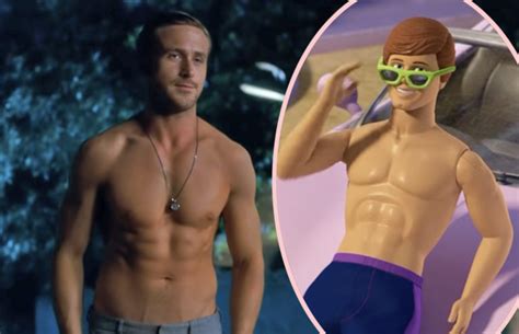 First Look At Shirtless Ryan Gosling As Ken In Barbie Film My Xxx Hot