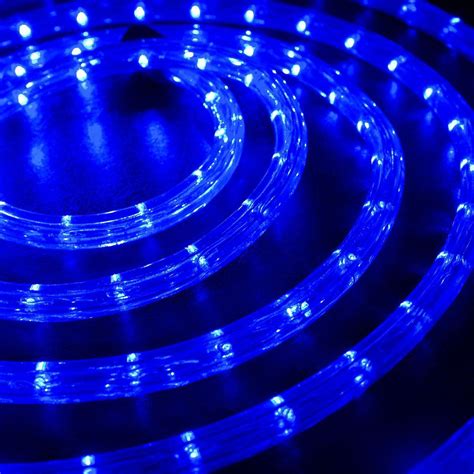 Wyzworks Blue 150 Ft Led Rope Light 12 Thick