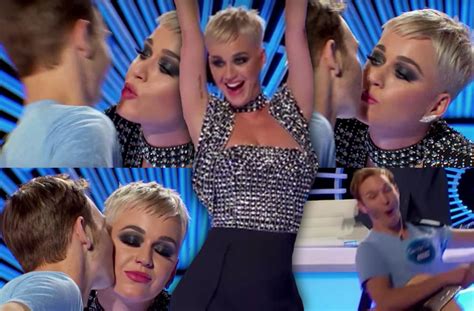 American Idol Teen Contestant Uncomfortable Katy Perry Kiss