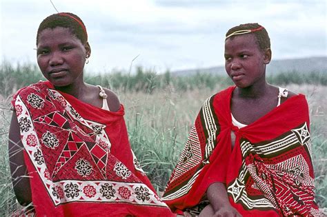 Girls In Emahiya Swazi People Swaziland Ozoutback