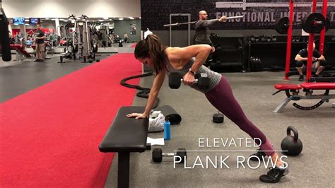 Elevated Plank Rows Youtube
