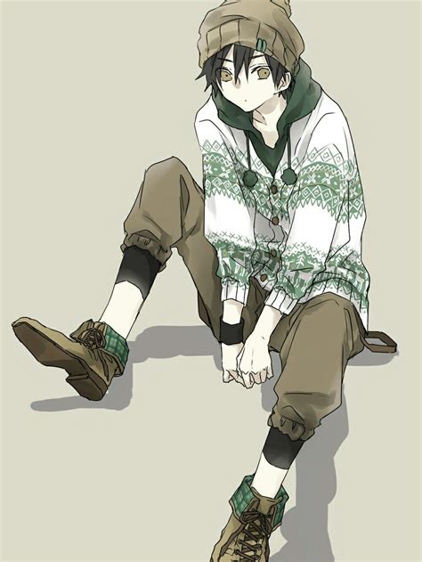 Anime Boy Baggy Clothes