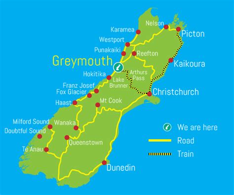 Schah Auftreten Pessimistisch Map Of West Coast South Island Nz