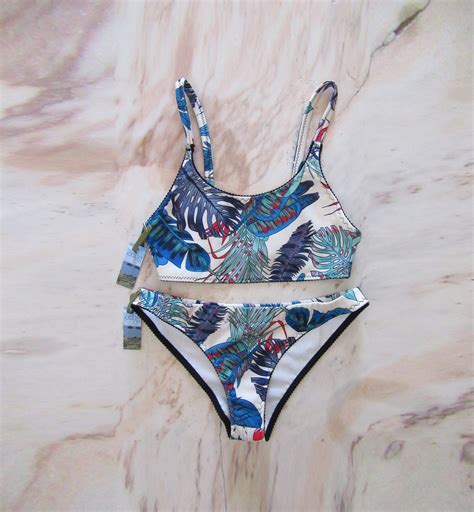 JUNGLE Bikini Set Crop Top Swimwear In Your Choice Of By ColieCo