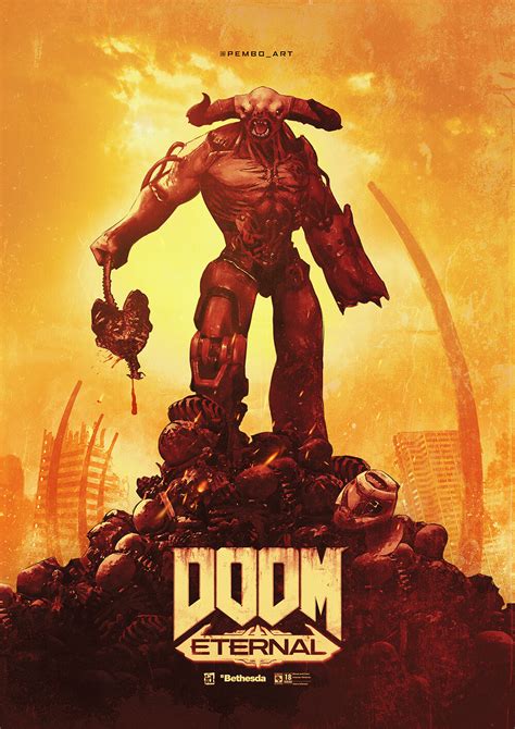 Artstation Doom Eternal Another Poster Version Fan Made Ph