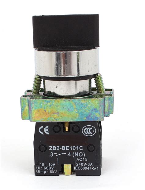 Zb2 Be101c 2no Dpst 3 Positions Maintained Rotary Selector Switch 600v