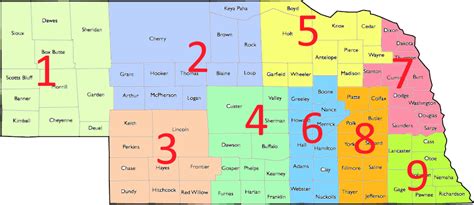 Districts The Nebraska Fur Harvesters Association
