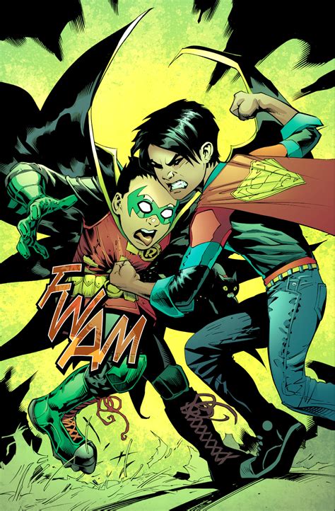 Superboy Vs Robin Rebirth Comicnewbies