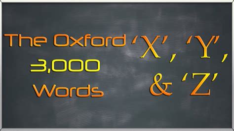 The english alphabet is based on the latin script, which is the basic set of letters common to the various alphabets originating from the classical latin. The Oxford 3000 Words List - Words starting Letter 'X', 'Y ...