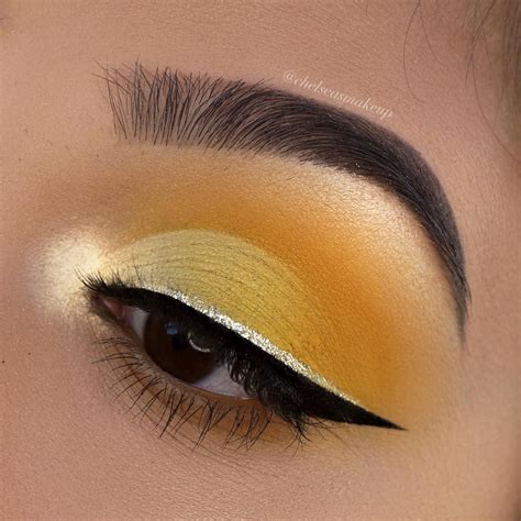 Tutorial For This Yellow Glam Look Is Up On My Youtube Channel Link Is