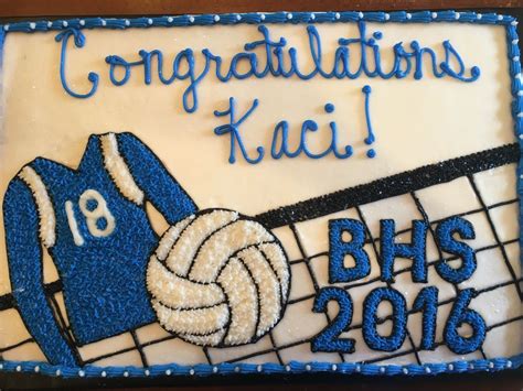 Volleyball Graduation Cake Volleyball Birthday Cakes Volleyball Team Ts Volleyball Party