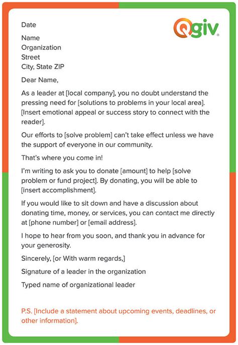 Ask for a simple and specific action. 9 Awesome (and Effective) Fundraising Letter Templates