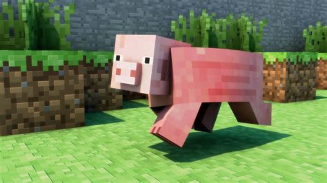 The Walking Pig 1 Hour Version Minecraft Animation Youtube