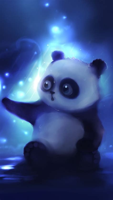 640x1136 Wallpaper Panda Arte Apofiss Noche Sf Wallpaper Free