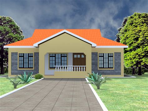 House designs floor plans kenya (see description) (see description). Low budget modern 3 bedroom house design | HPD Consult