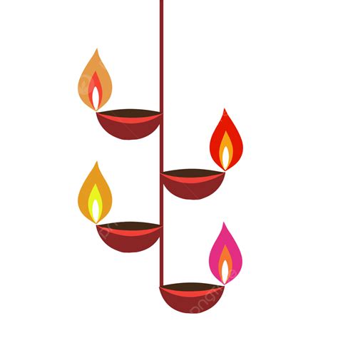 Happy Diwali Diya Hanging Hanging Diya Happy Diwali Diya PNG And