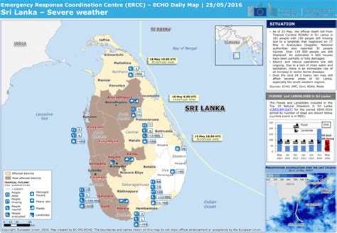 Sri Lanka Severe Weather Echo Daily Map 25052016