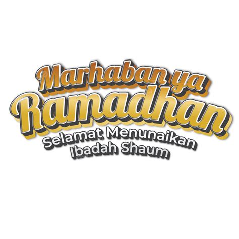 Marhaban Ya Ramadan Editable Text Effect Vector Marhaban Ya Ramadhan