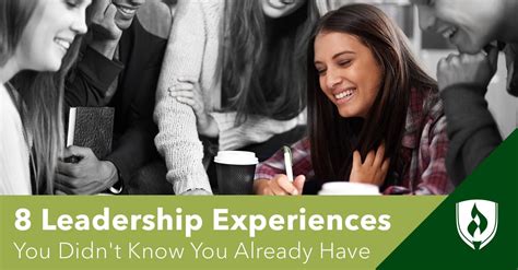 8 Leadership Experiences You Didnt Know You Already Have Rasmussen