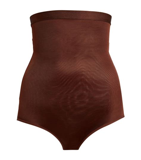 Skims High Waist Shine Briefs Harrods Us