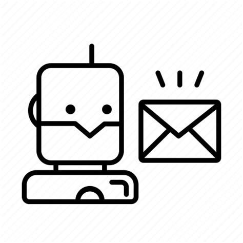 Artificial Intelligence Bot Email Bot Machine Learning Spam Icon