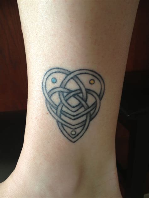 Celtic Knot Mother And Two Children With Names Tattoos For Kids Celtic