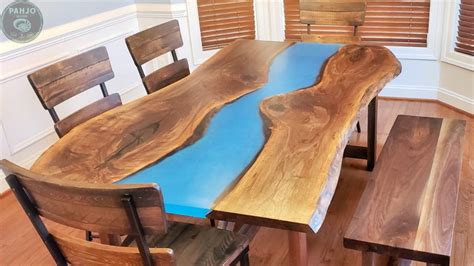 Check spelling or type a new query. DIY Walnut Epoxy Dining Table | Pahjo Designs