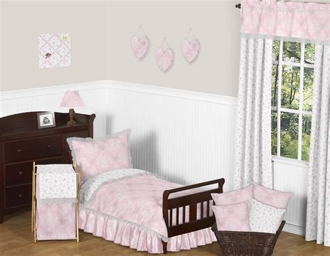 Sweet Jojo Designs Pink And Gray Alexa Butterfly Toddler Bedding 5pc Girls Set By Sweet Jojo