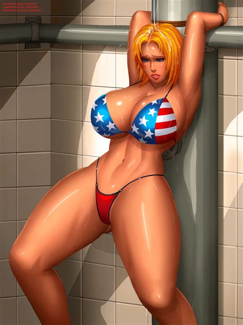 Rule 34 1girls Abs American Flag American Flag Bikini Arms Up Big