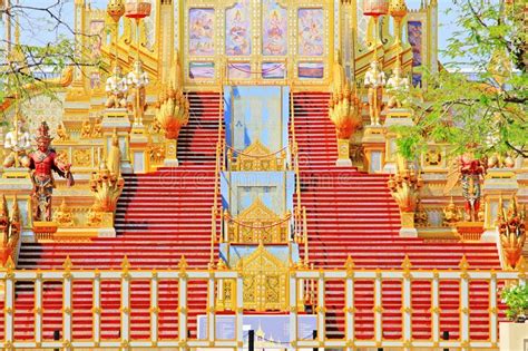 King bhumibhol reigned over thailand for 70 years, acquiring a reputation for selfless work in the service of his country, an image endlessly propagated by the thai media and a consistent flow of pr from the palace. The Crematorium Of King Bhumibol, Bangkok, Thailand Stock ...