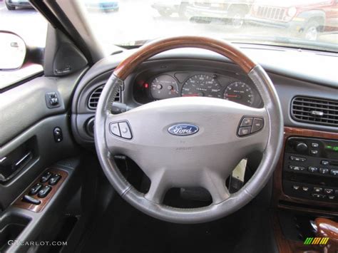 2003 Ford Taurus Sel Dark Charcoal Steering Wheel Photo 57205817