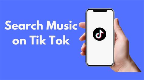 How To Search Music On Tik Tok Youtube