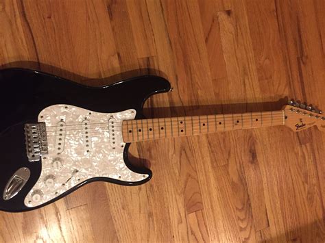 Fender Squier Stratocaster 1990 Black Reverb