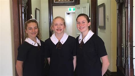 st margaret s anglican girls school trio in cross country state team the courier mail