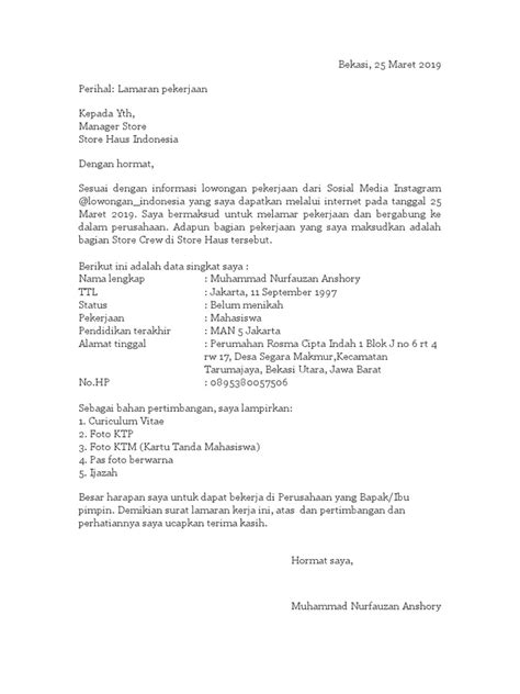 Maybe you would like to learn more about one of these? 50+ Contoh Surat Lamaran Kerja J&T Kurir - BERBAGI RESEP