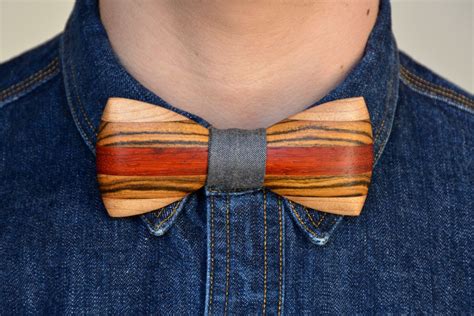Africana Wooden Bow Tie Wooden Bow Mens Bow Ties