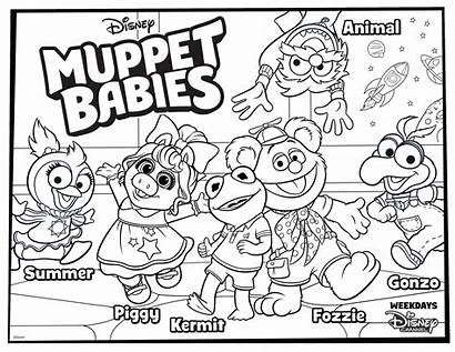 Disney Muppet Coloring Babies Pages Printable Muppets