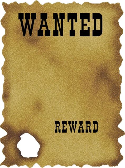 Free Wanted Poster Clipart Download Free Wanted Poster Clipart Png