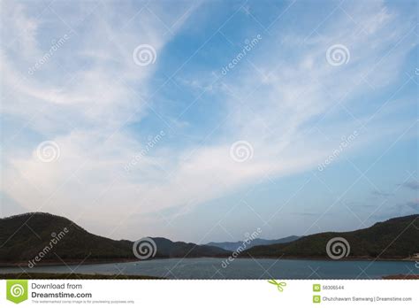 Lake Landscape In Summer Stock Photo Image Of Rural 56306544
