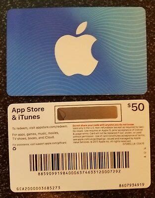 Itunes gift card code is redeemable for apps, games, music, movies, tv shows and more on the itunes store, app store, ibooks store, and the mac app store. $50 APP STORE & iTunes Gift Card, Full Value, Panel Still ...